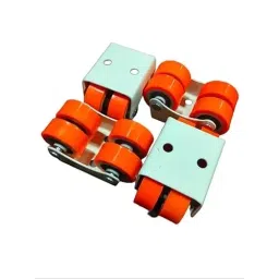 Implemental 4 x Fix Four Trolley Caster Wheel Nylon & Steel ‎Orange for Multipurpose, ‎D1459852 (Pack of 4)-picture-26