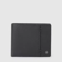 Peter England Men Self-Design Leather Two Fold Wallet-picture-10