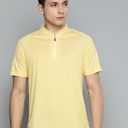 Alcis Men Mandarin Collar Dry Tech Slim Fit T-shirt-image-55