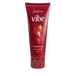 Bold Care Strawberry Flavoured Vibe Aloe Vera Water Based Lubricant with Green Tea - 50 ml-image-80
