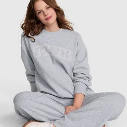Victoria's Secret Women PINK Printed Sweatshirt-image-7