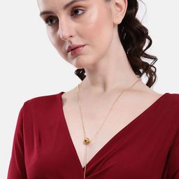 DressBerry Contemporary Gold Toned Chain-37