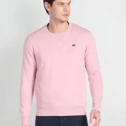 Arrow Sport Pink Regular Fit Sweatshirt-image-18