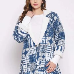 The Kaftan Company Blue Printed Jacket-image-22