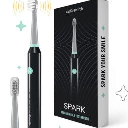 Caresmith Spark Rechargeable Electric Toothbrush with 2 Brush Heads (Black)-31