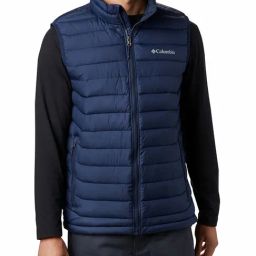 Columbia Navy Regular Fit Sleeveless Jacket-28