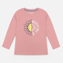 HELLCAT Pink Printed Full Sleeves T-Shirt-image-40