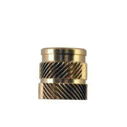 RS PRO M5 Brass Threaded Insert, 7.1mm diameter 6.4mm Depth 9.5mm Model No 2040618 Bag of 100 Pcs-picture-4