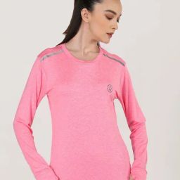 Chkokko Pink Plain T-Shirt-picture-16