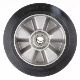 Tente Black Rubber Corrosion Resistant, Vulcanized Trolley Wheel, 900 Kg, IEP200x50-?20-image-29