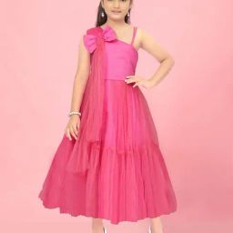 Aarika Kids Pink Applique Gown-image-59
