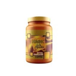 Magic Paints Silk Sparkle 50 ml Copper Glossy Finish Metallic Emulsion Acrylic Paint-image-24