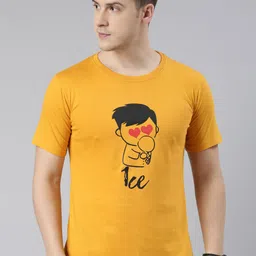 BRATMA Men Printed Pure Cotton T-shirt-image-95