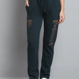 Monte Carlo Green Regular Fit Printed Track Pants-image-98