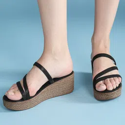 Inc 5 Textured Wedge Buckles Heels-14
