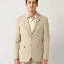 Arrow Beige Slim Fit Blazer-image-59