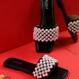Truffle Collection Women's Black Casual Sandals-61