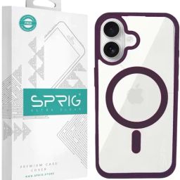 Sprig Back Cover for IPHONE 16 PLUS (Red)-image-98