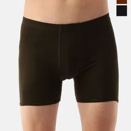 Dollar Pack Of 3 Assorted Mid-Rise Pure Cotton Trunks MLHTR-05_R3-PO3-ASST2-image-43