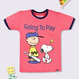 YK X Minute Mirth Boys Peanuts Printed T-shirt-image-97
