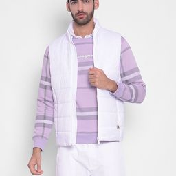 Crimsoune Club Mock Collar Puffer Jacket-image-55