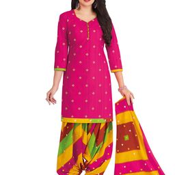 MIRAAN Printed Pure Cotton Unstitched Dress Material-image-82