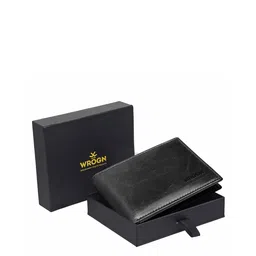 WROGN Men Leather RFID Two Fold Wallet-52