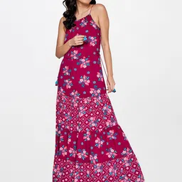 Global Desi Floral Printed Maxi Dress-image-96