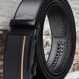 Roadster Men Textured Vegan Leather Formal Belt-image-18