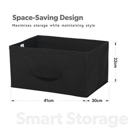 Aura Black Set of 2 Regular Drawer Organiser image 3