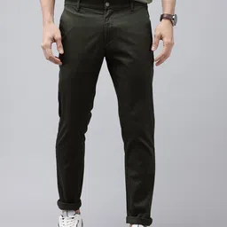 U.S. Polo Assn. Men Textured Austin Trim Fit Trousers-picture-42