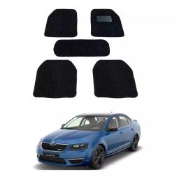 Auto Pearl DB7M255 PVC and Plastic Standard Mat for Skoda Octavia 2005-2015 (Black)-picture-43