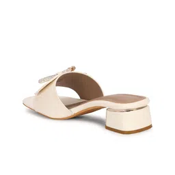 Commander Shoes Block Heel Open Back Heels image 3