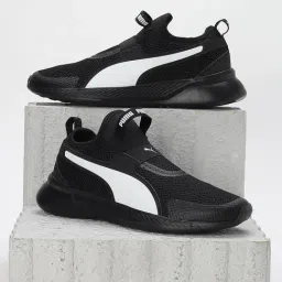 Puma Men's Comfort Litewalk Black Walking Shoes-image-45