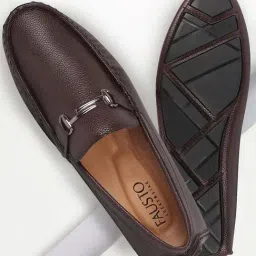 Fausto Men's Cherry Casual Loafers-image-64