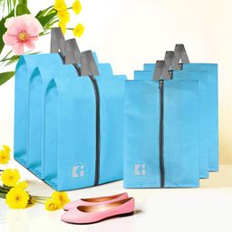 Kuber Industries Blue 6 Pieces Regular Shoes Organisers-51