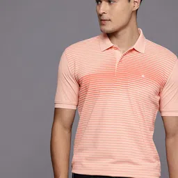 Louis Philippe Striped Polo Collar T-shirt-image-62
