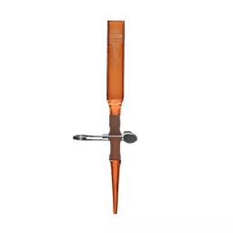 ABGIL Burette Class B Accuracy 1 ml Amber Borosilicate Glass with Jet Medium Wall for Pinch Cock, BRT-AC-113-01-image-71