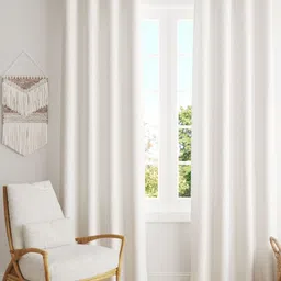 Parda Online White Black Out Window Curtain-11