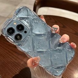 Luxury Kase Lk131 Wavy Edge Shiny Glitter Star Case iPhone 14 Pro Back Case-picture-21
