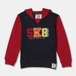 R&B Boys Embroidered Typography Hooded Sweatshirt-picture-4
