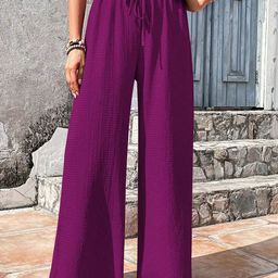 CORSICA Women Smart High-Rise Trousers-image-32
