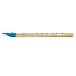 Radhe Flutes Brass Flute Soprano Vertical Blow Scale C Natural - Beige-picture-22