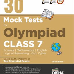 30 Mock Test Series for Olympiads Class 7 Science, Mathematics, English, Logical Reasoning, GK/ Social & Cyber 2nd Edition [Paperback] Disha Experts [Paperback] Disha Experts-image-52