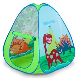 Play Nation Dinosaur Printed Popup Play Tent House - Green-picture-19