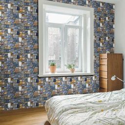 JAAMSO ROYALS Vinyl Brick with Stone Peel & Stick Wallpaper (Multi, 1000 cm x 45 cm)-picture-23
