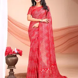 Leelavati Woven Design Pure Chiffon Saree With Blouse Piece-image-78