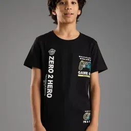 max Boys Typography Pockets T-shirt-image-64