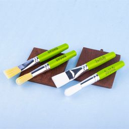 Dabble Combo Pack Finger Paints Chubby Brushes (color may vary) image 5