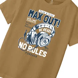 CODEZ Boy Pack Of 2 Printed Round Neck T-shirts image 5